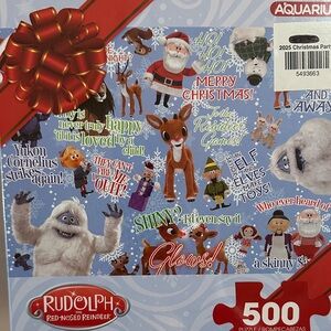 Aquarius Rudolph the Red-Nosed Reindeer 500-Piece Puzzle